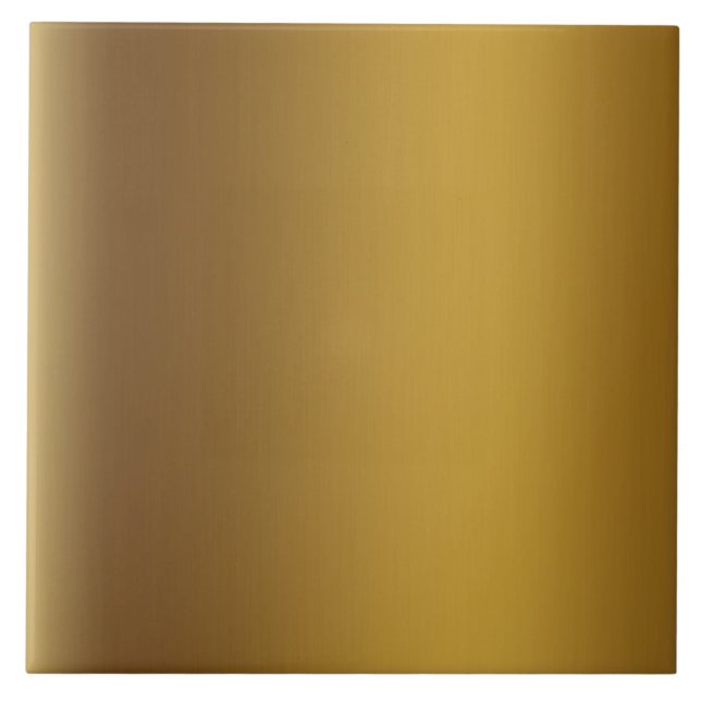 Brushed gold colour tile (Front)