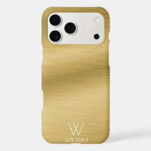Brushed Gold Look Personalised Monogram