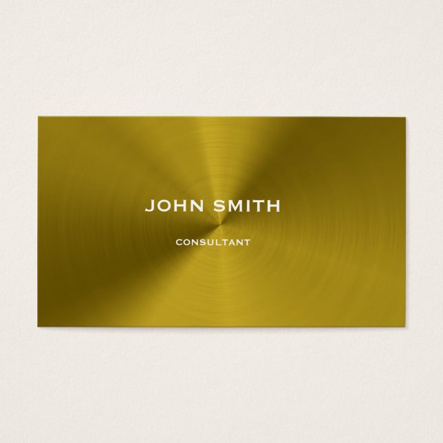 Brushed gold metal (Front)