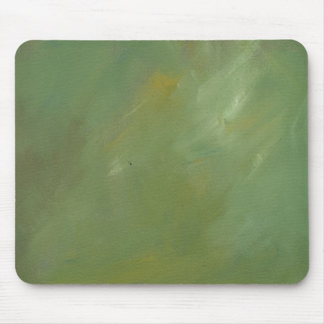 Brushed Green Faux Finish Mouse Mat (Front)