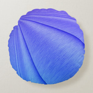 Brushed Lavender to Violet Contour Design Round Cushion