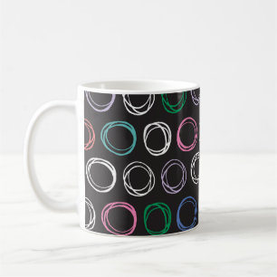 Brushed Lines: Hand Drawn Seamless Design Coffee Mug