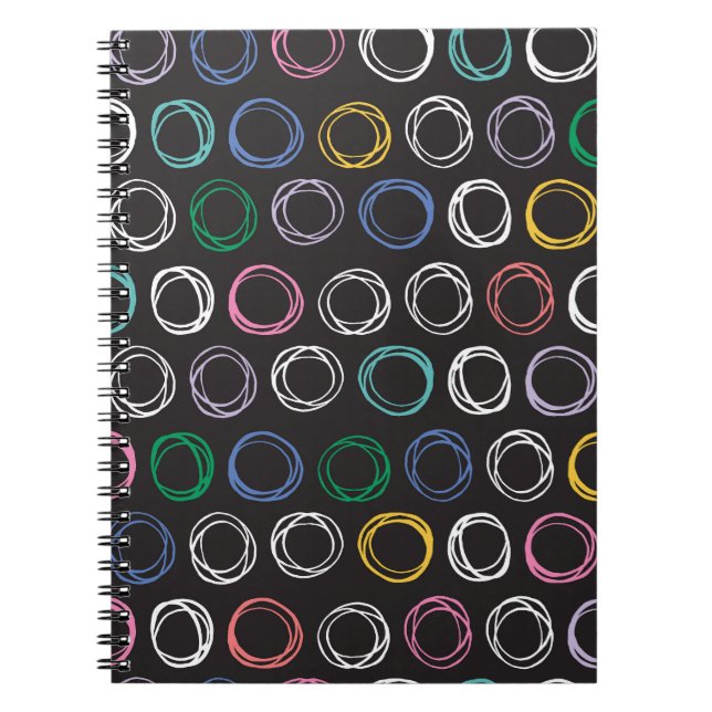 Brushed Lines: Hand Drawn Seamless Design Notebook (Front)