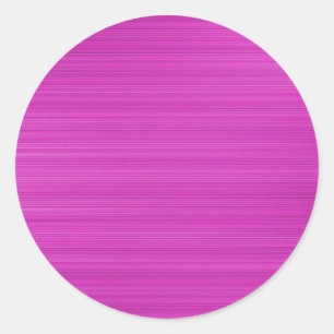 Brushed Magenta Classic Round Sticker