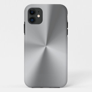 Brushed metal iPhone 11 case