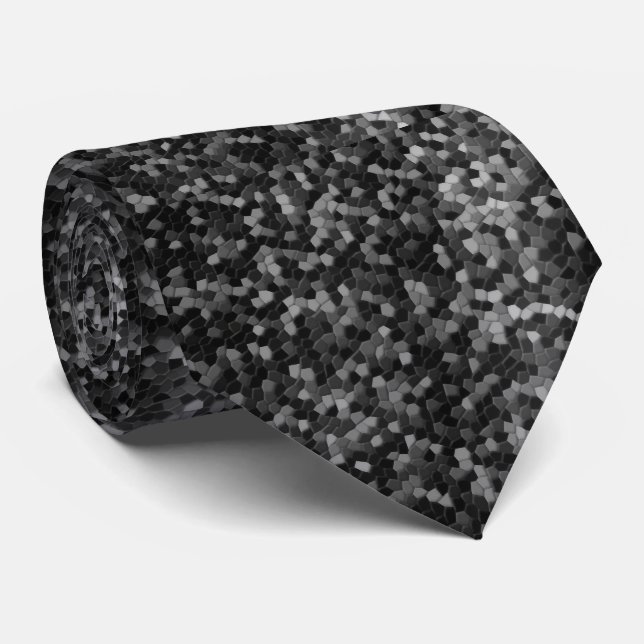 Brushed Metal Digital Camo Tie (Rolled)