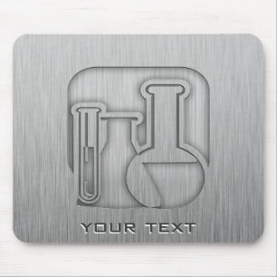 Brushed Metal-look Chemistry Mouse Mat