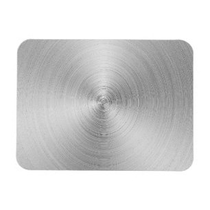 Brushed Metal Look Magnet
