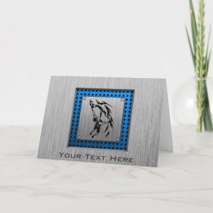 Brushed Metal look Rock Climbing Card