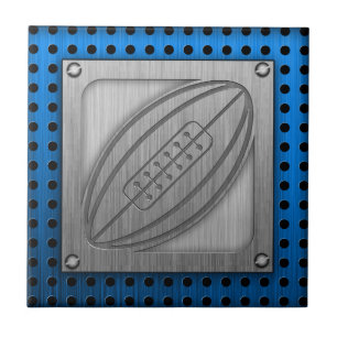 Brushed Metal-look Rugby Tile