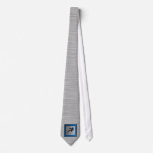 Brushed Metal look Running Tie