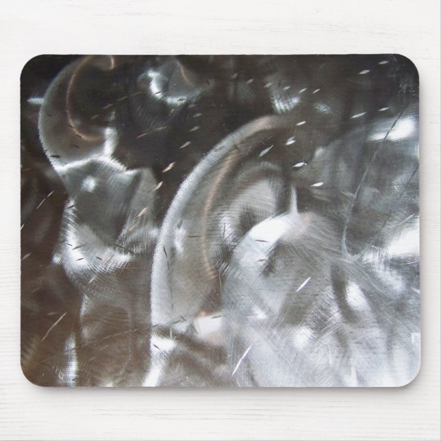 Brushed Metal Mouse Mat (Front)