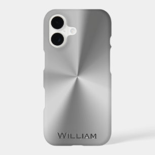 Brushed metal personalised name