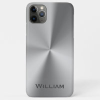Brushed metal personalised name