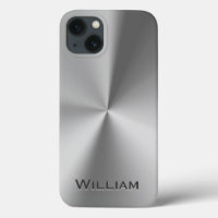 Brushed metal personalised name