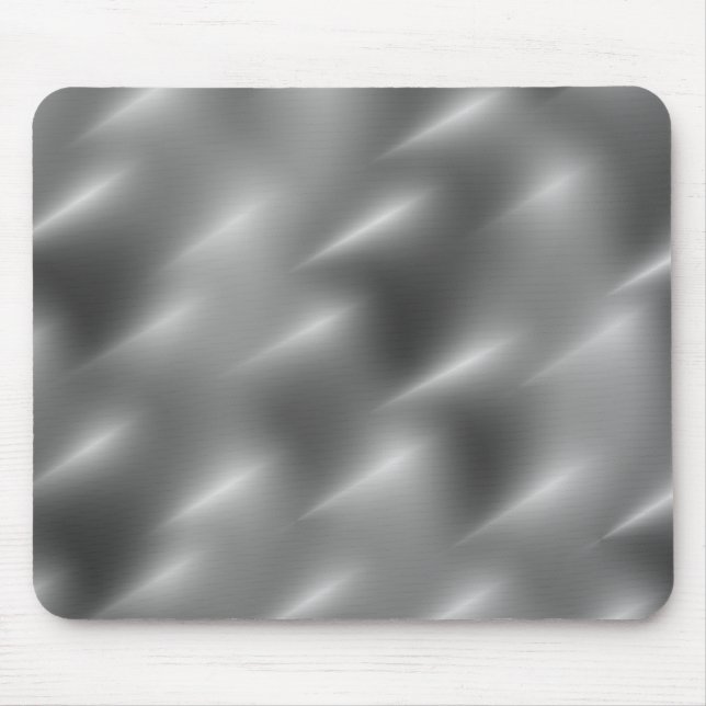 brushed metal swirls mouse mat (Front)
