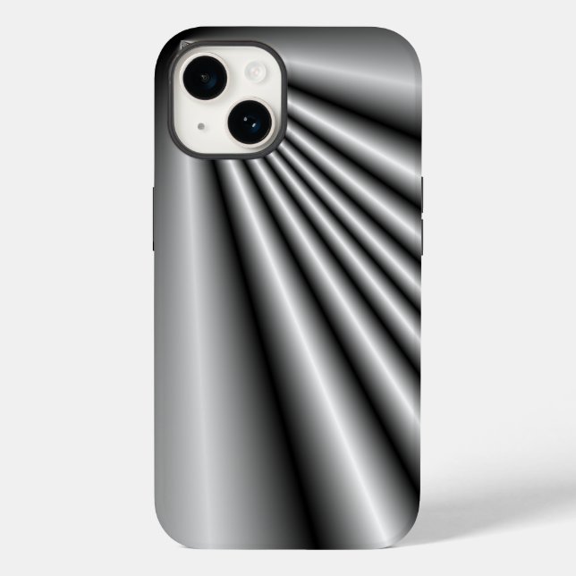 Brushed Metal Tuck and Roll Case-Mate iPhone Case (Back)