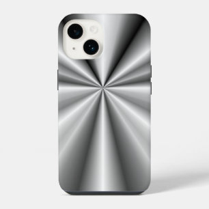 Brushed Metal Tuck and Roll iPhone 14 Case
