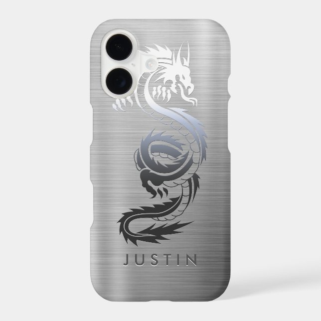 Brushed Metallic Dragon (Back)