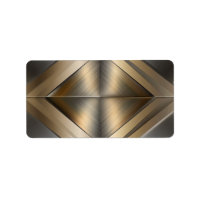 Brushed Metallic Geometric Diamond Pattern