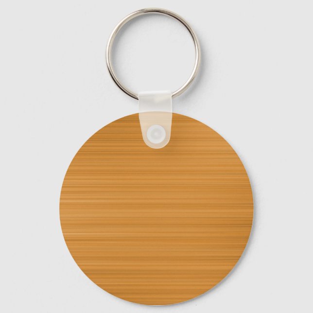 Brushed Ochre Tan Key Ring (Front)