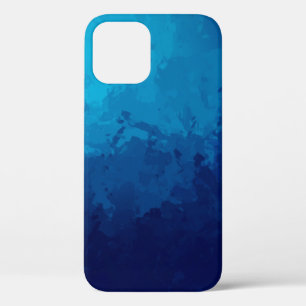 Brushed Painted Abstract Background. Brush stroked iPhone 12 Case