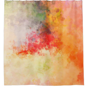 Brushed Painted Abstract Background. Brush stroked Shower Curtain