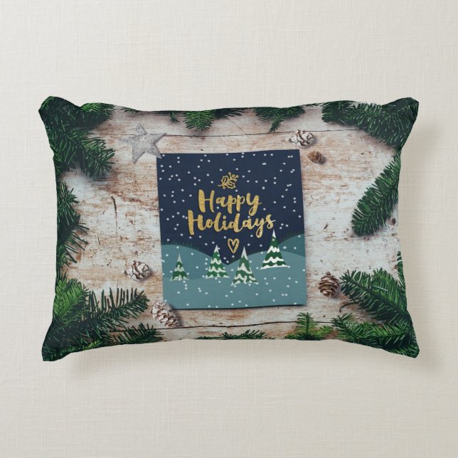 Brushed Polyester Decorative Cushion (Front)