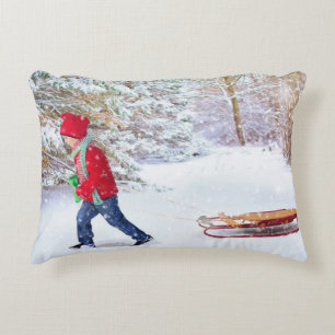 Brushed Polyester Decorative Cushion
