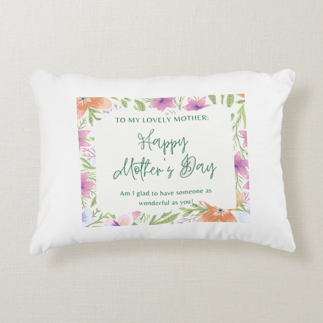 Brushed Polyester Decorative Cushion (Front)
