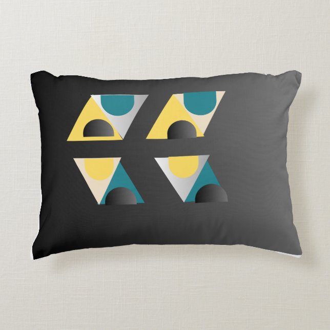 Brushed Polyester patterned pillow (Front)