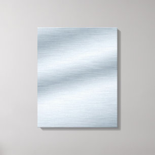 Brushed Silver Look Background Art Canvas Print