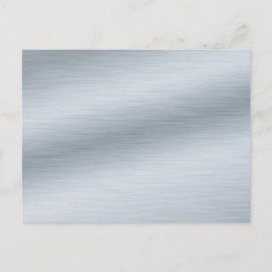 Brushed Silver Look Background Art Postcard