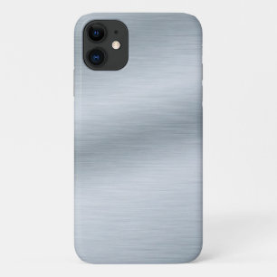 Brushed Silver Look Background iPhone 11 Case