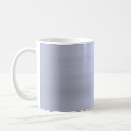 Brushed Silver Metal Textured Coffee Mug