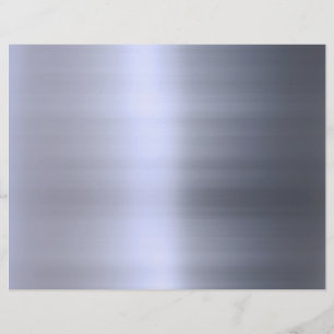 Brushed Silver Metal Textured Flyer