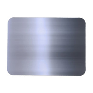 Brushed Silver Metal Textured Magnet
