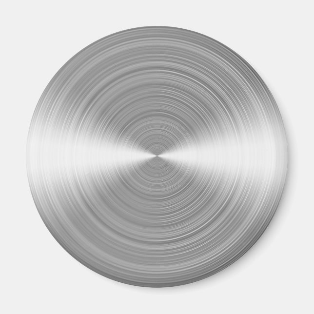 Brushed Stainless Magnet (Front)