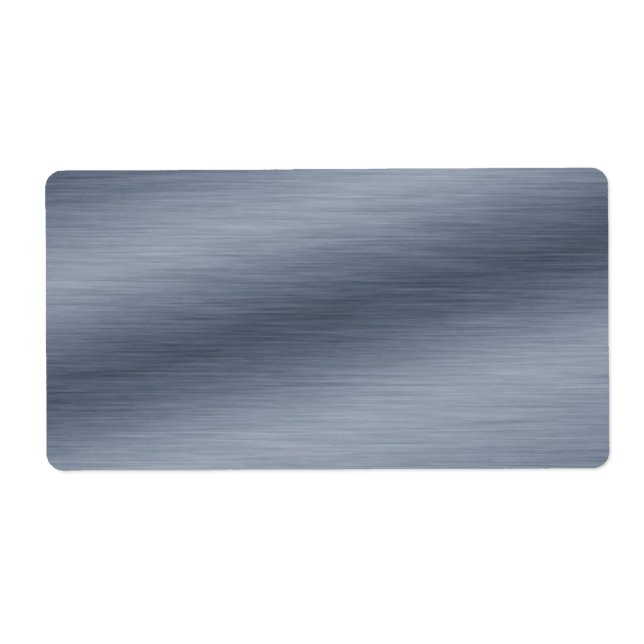 Brushed Steel Background Labels (Front)