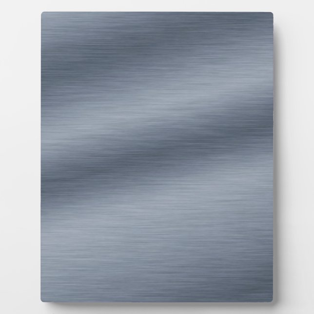 Brushed Steel Look Background Plaque (Front)