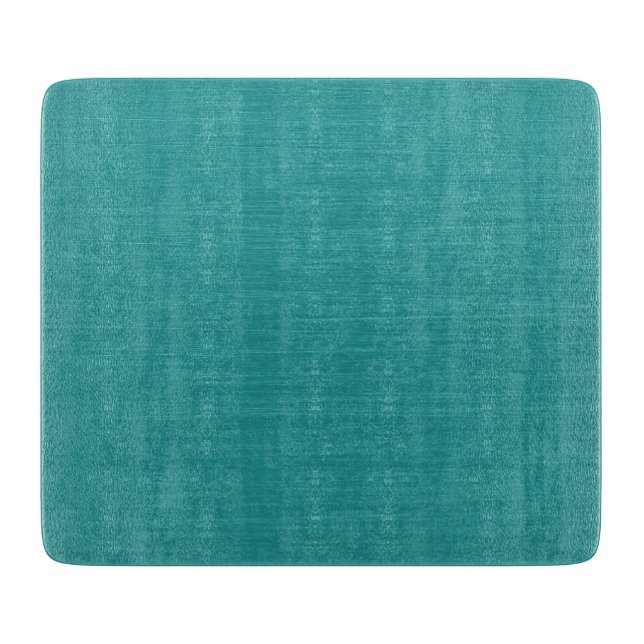 Brushed Teal Metal Look kash001 Cutting Board (Front)