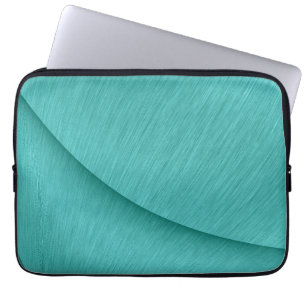 Brushed Turquoise Delight Laptop Sleeve