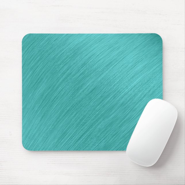 Brushed Turquoise Delight Mouse Mat (With Mouse)