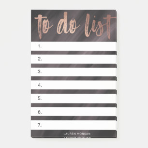Brushed Typography To-do list Post-It Notes