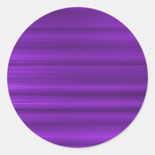 Brushed Violet Classic Round Sticker