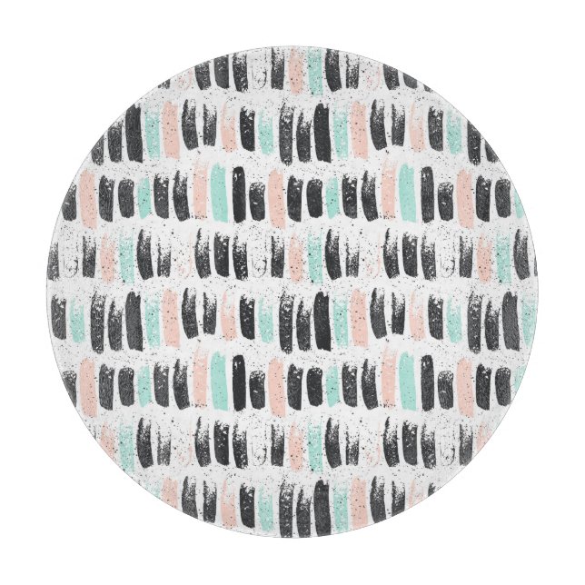 Brushes & Ink Strokes Pattern Cutting Board (Front)