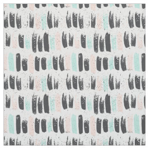 Brushes & Ink Strokes Pattern Fabric