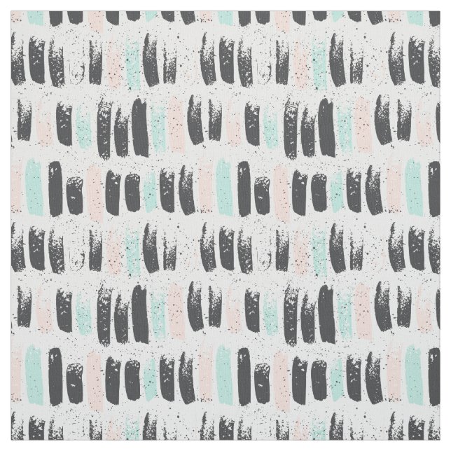 Brushes & Ink Strokes Pattern Fabric (Swatch)