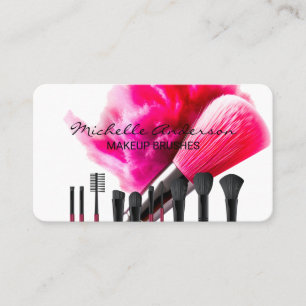 Brushes   Make Up Tools   Womens Beauty Business Card