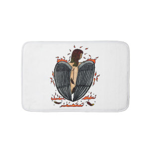 Brushing Off The Ashes Bath Mat